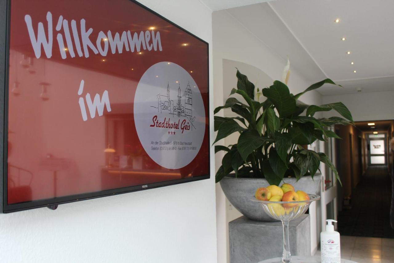 Stadthotel Geis 바트노이슈타트안더살레 외부 사진